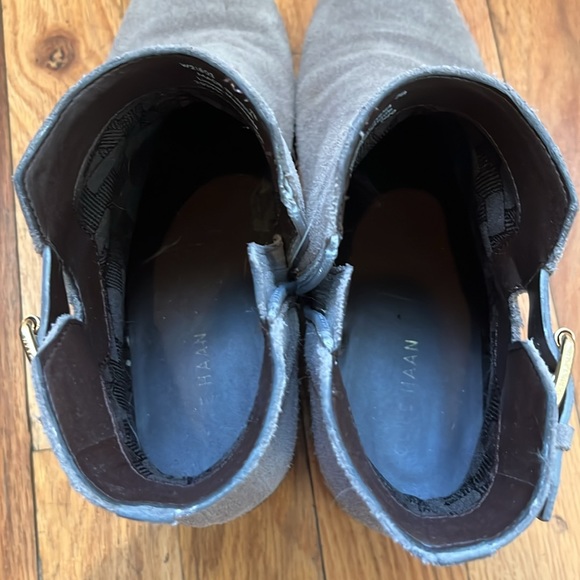 Cole Haan gray suede booties - Picture 6 of 7
